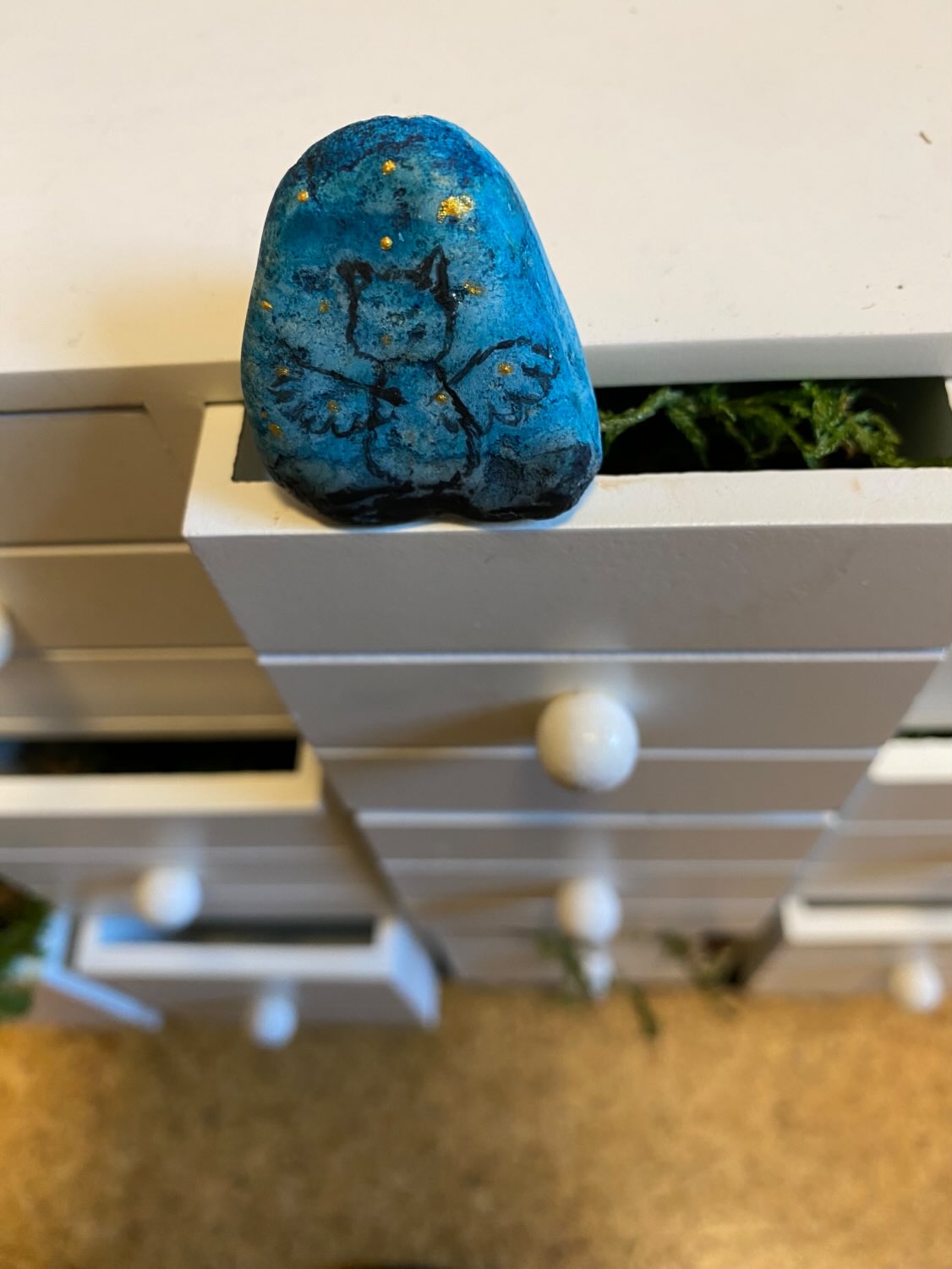 Deko Stein "Dog Angel" (personalisierbar)