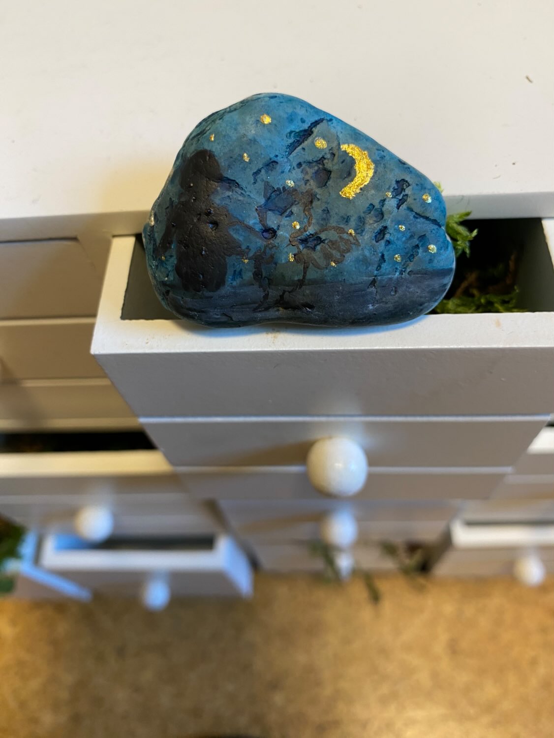 Deko Stein "Dog Angel Together" (personalisierbar)