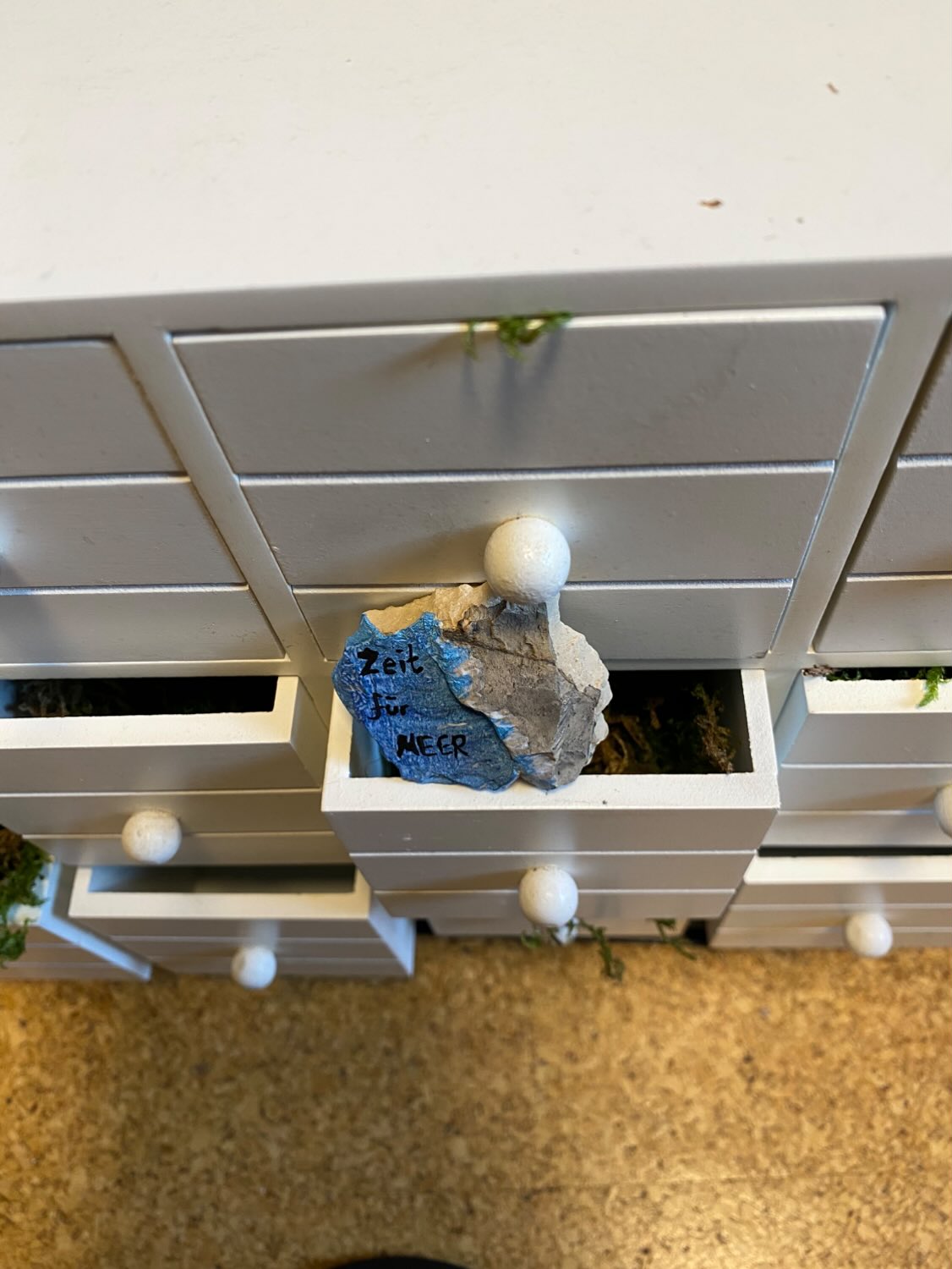 Deko Stein "Zeit für Meer"