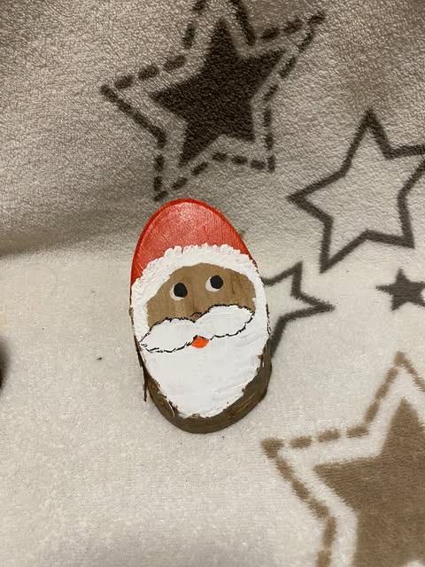 Deko "Wooden Santa"
