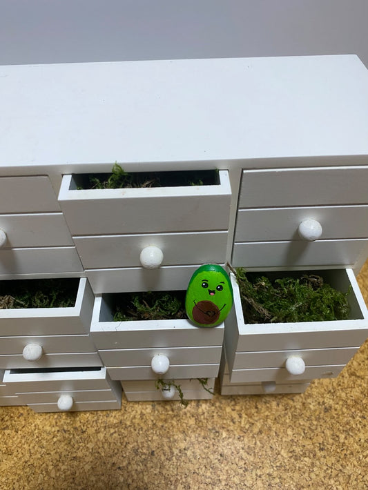 Deko Stein "Avocado"