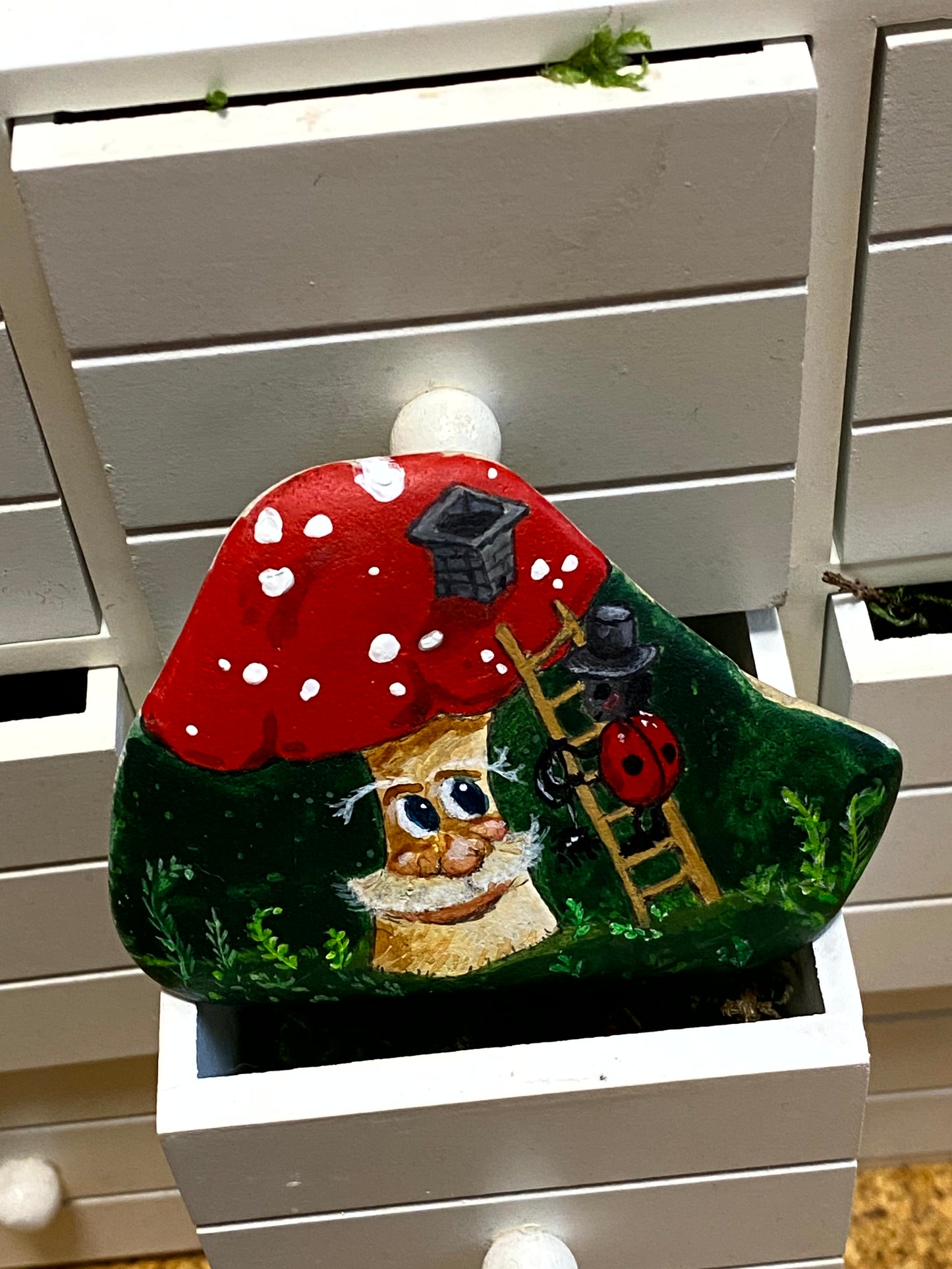 Deko Stein "In the magic forest" (Good Luck in various disguises)