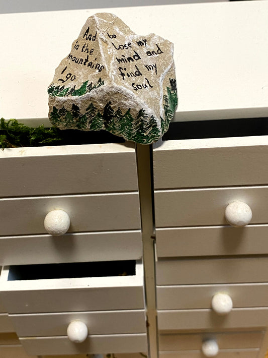 Deko Stein "Mountain love"