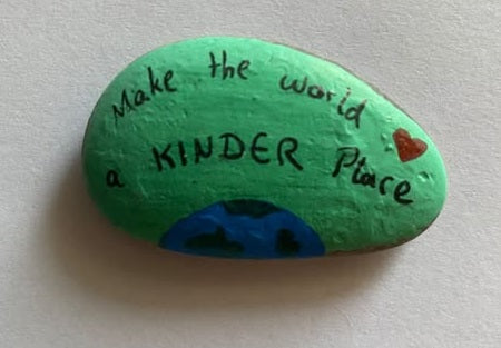 Deko Stein "Make the world a kinder place"