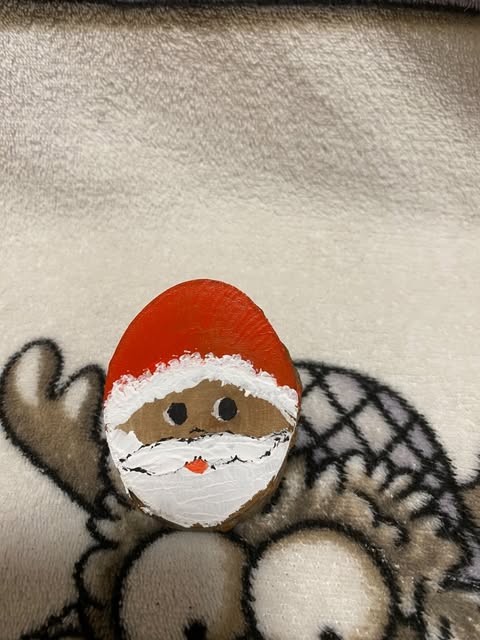 Deko  "Wooden Santa"