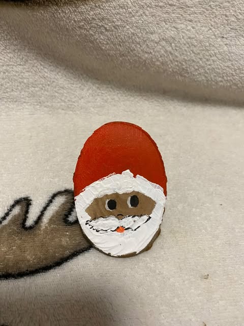 Deko "Wooden Santa"