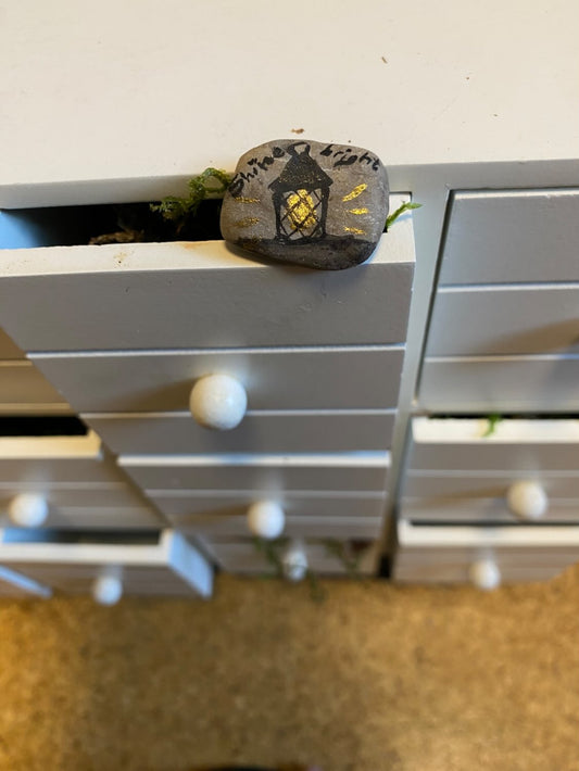 Deko Stein "Shine Bright" (Lantern)