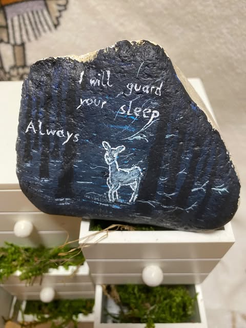 Deko Stein "Always - Patronus"  - personalisierbar