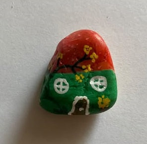 Deko Stein "Strawberry house"