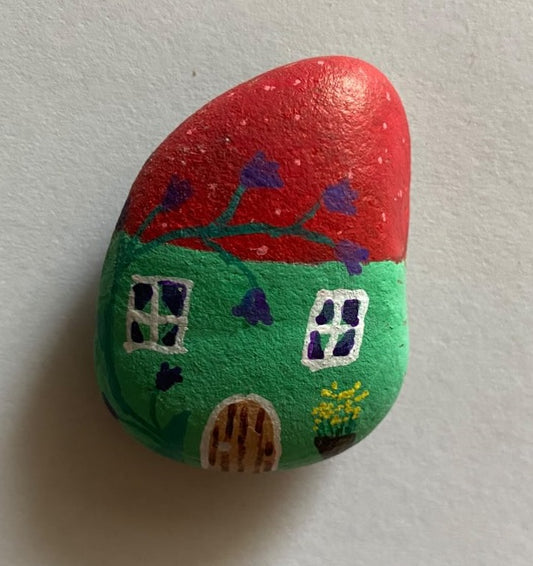 Deko Stein "Strawberry house"