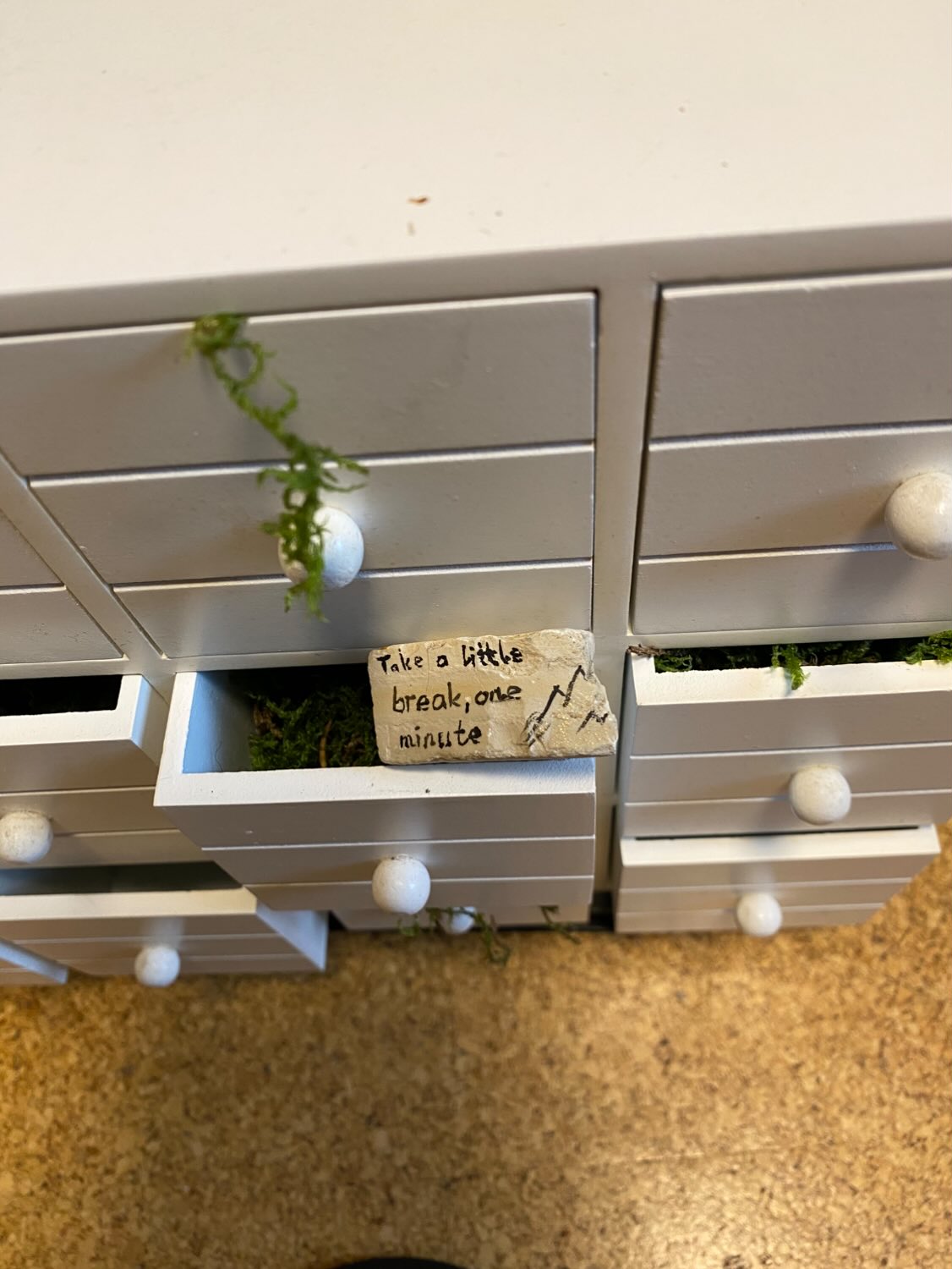 Deko Stein "Take a little break, one minute.." (Mountain Lover Edition)