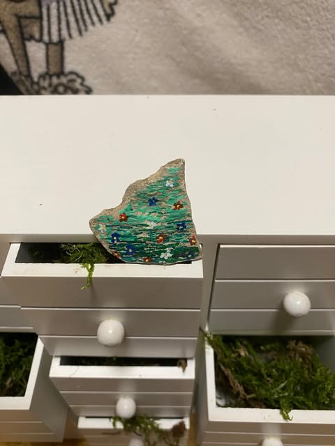 Deko Stein "Flowers"