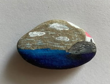 Deko Stein "Ocean" (lighthouse)