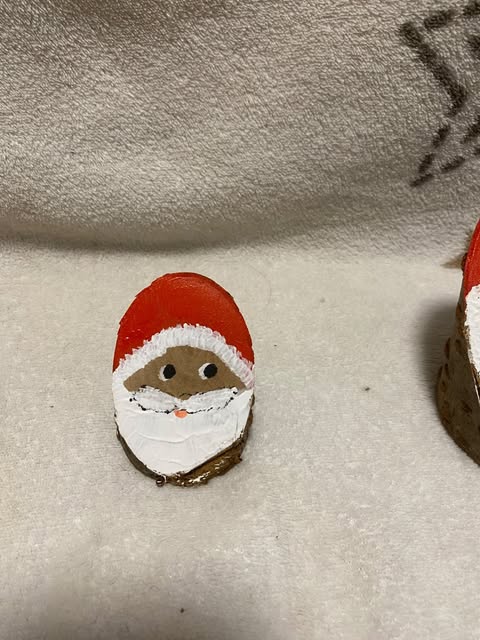 Deko  "Wooden Santa"